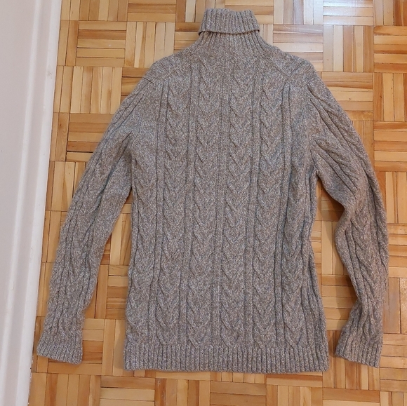 Massimo dutti yack wool blend cable knit sweater size XXL - Picture 2 of 5